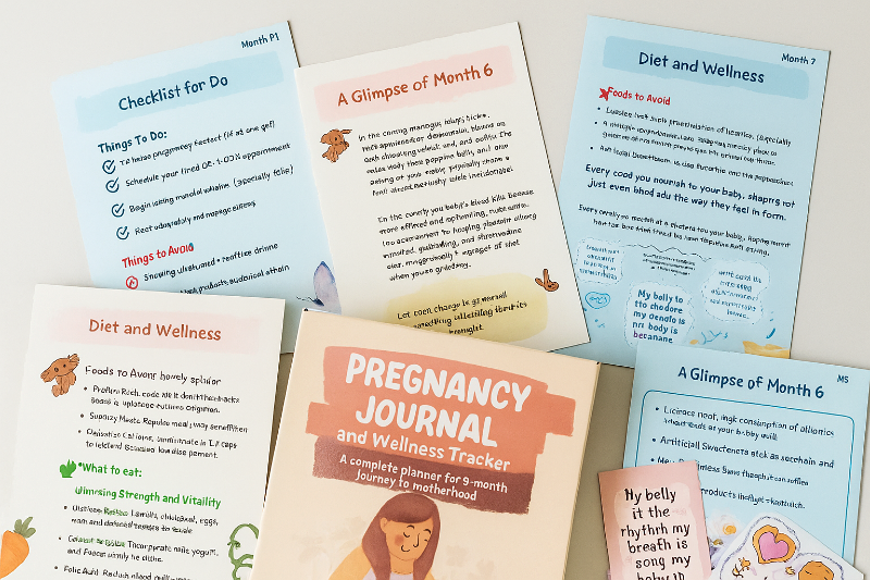 Pregnancy Journal & Tracker Kit – ECOMOOJ